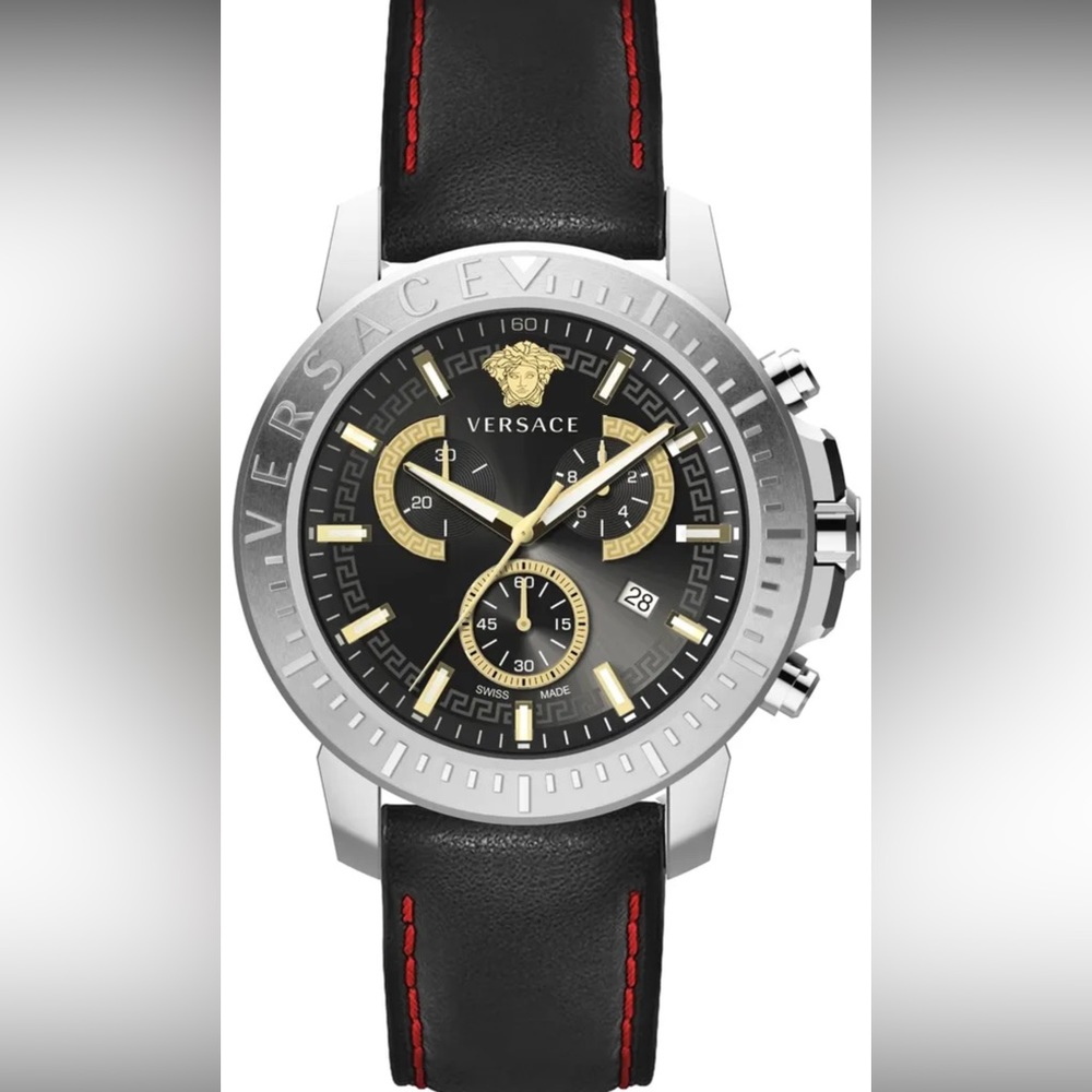 Versace Men's VE2E00121 New Chrono 45mm Quartz Watch